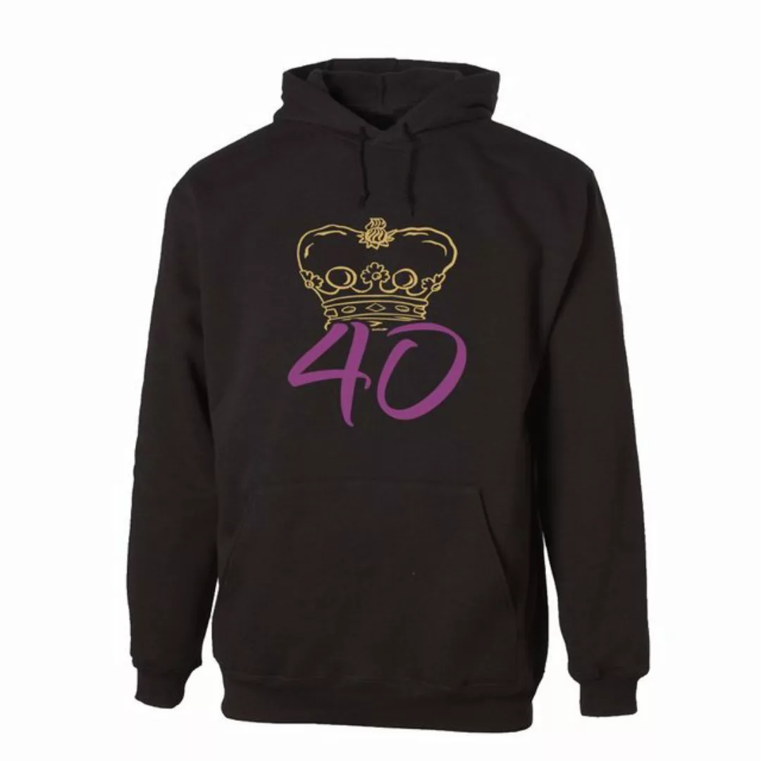 G-graphics Hoodie 40 mit Krone zum 40ten Geburtstag, Unisex, mit Frontprint günstig online kaufen