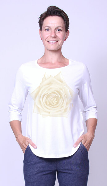 Bio-damen-3/4 Arm Shirt Rose günstig online kaufen