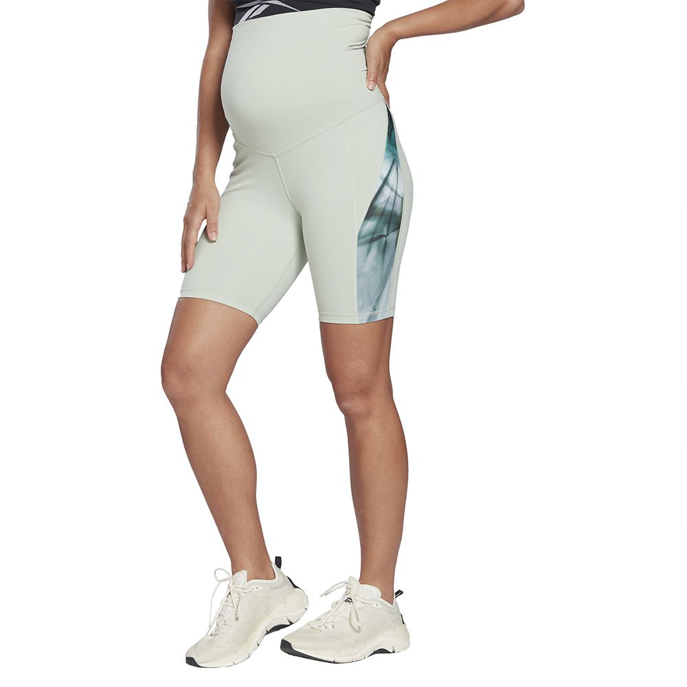 Reebok Lux Maternity Kurze Leggings XS Light Sage günstig online kaufen