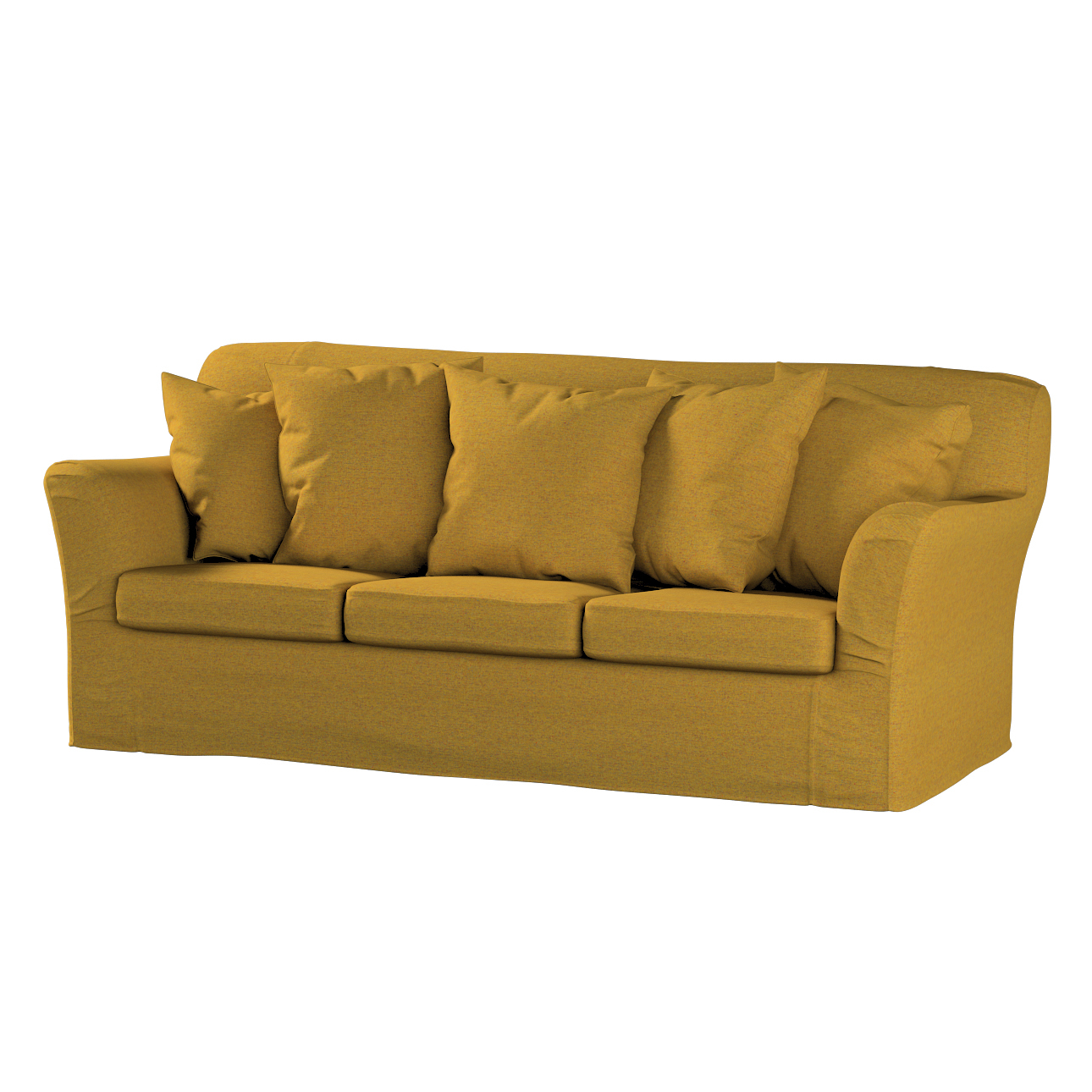 Bezug für Tomelilla 3-Sitzer Sofa nicht ausklappbar, gelb, Sofahusse, Tomel günstig online kaufen