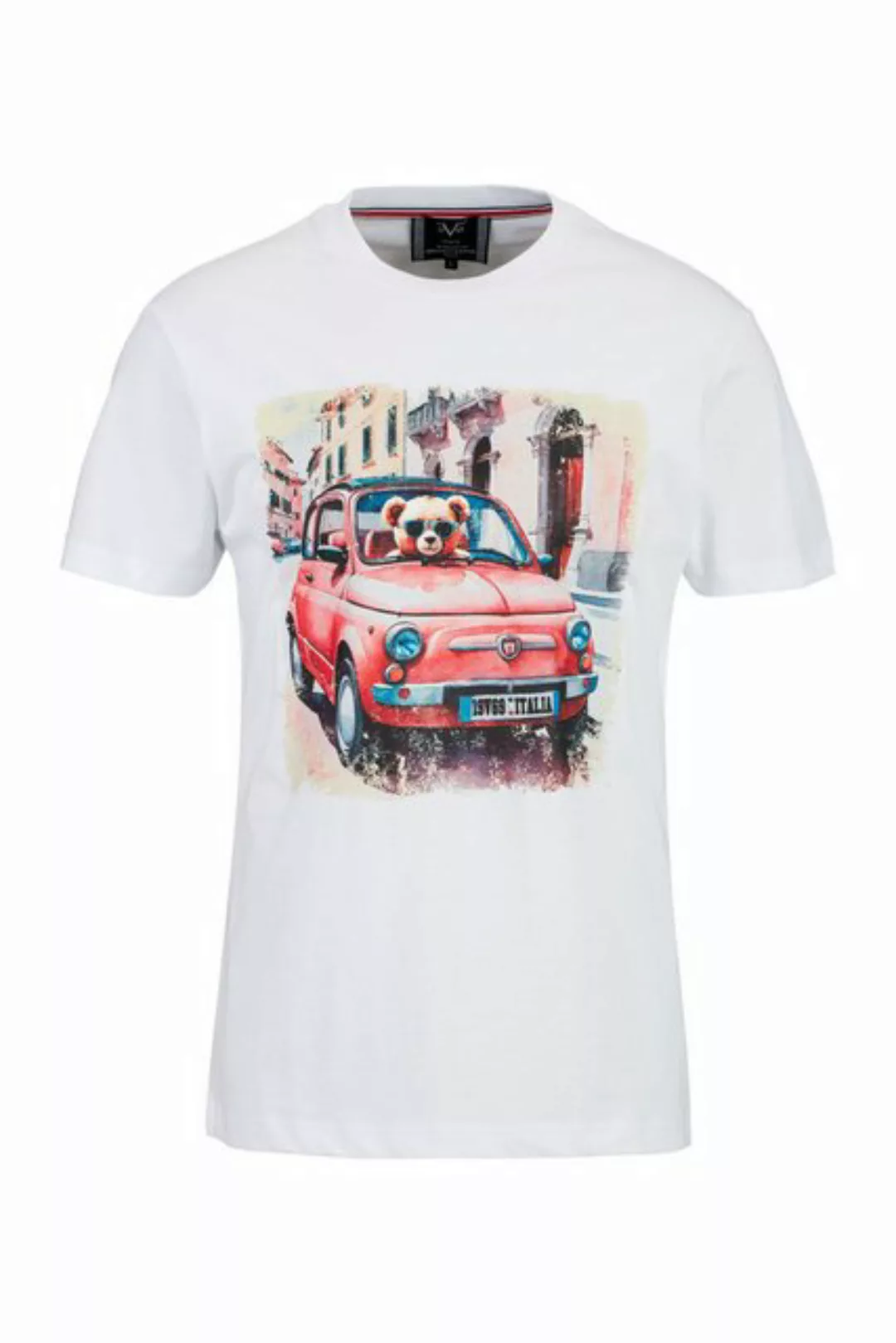 19V69 ITALIA T-Shirt RAFAEL 500 mit großem Teddydruck günstig online kaufen