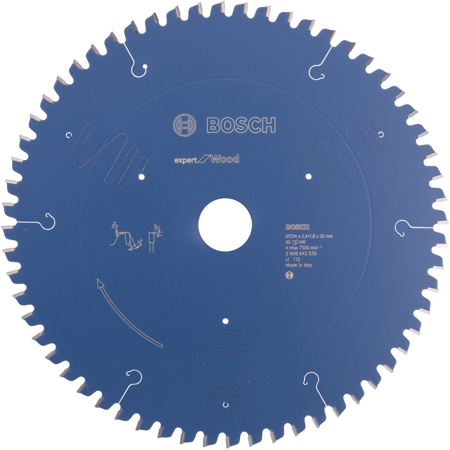 Bosch Kreissägeblatt Expert for Wood 254 mm x 30 mm x 2,4 mm günstig online kaufen