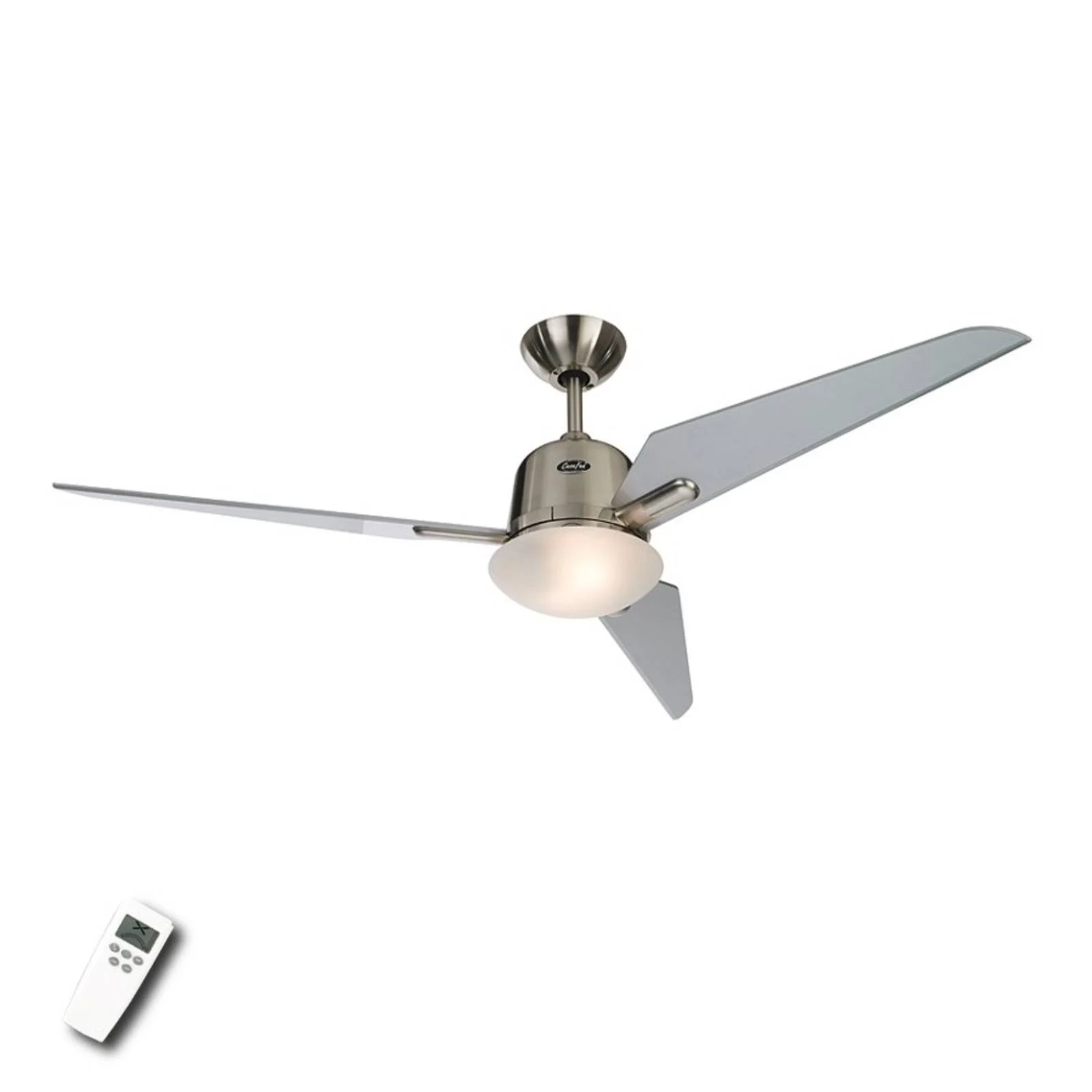 Deckenventilator Eco Aviatos silber 132 cm günstig online kaufen