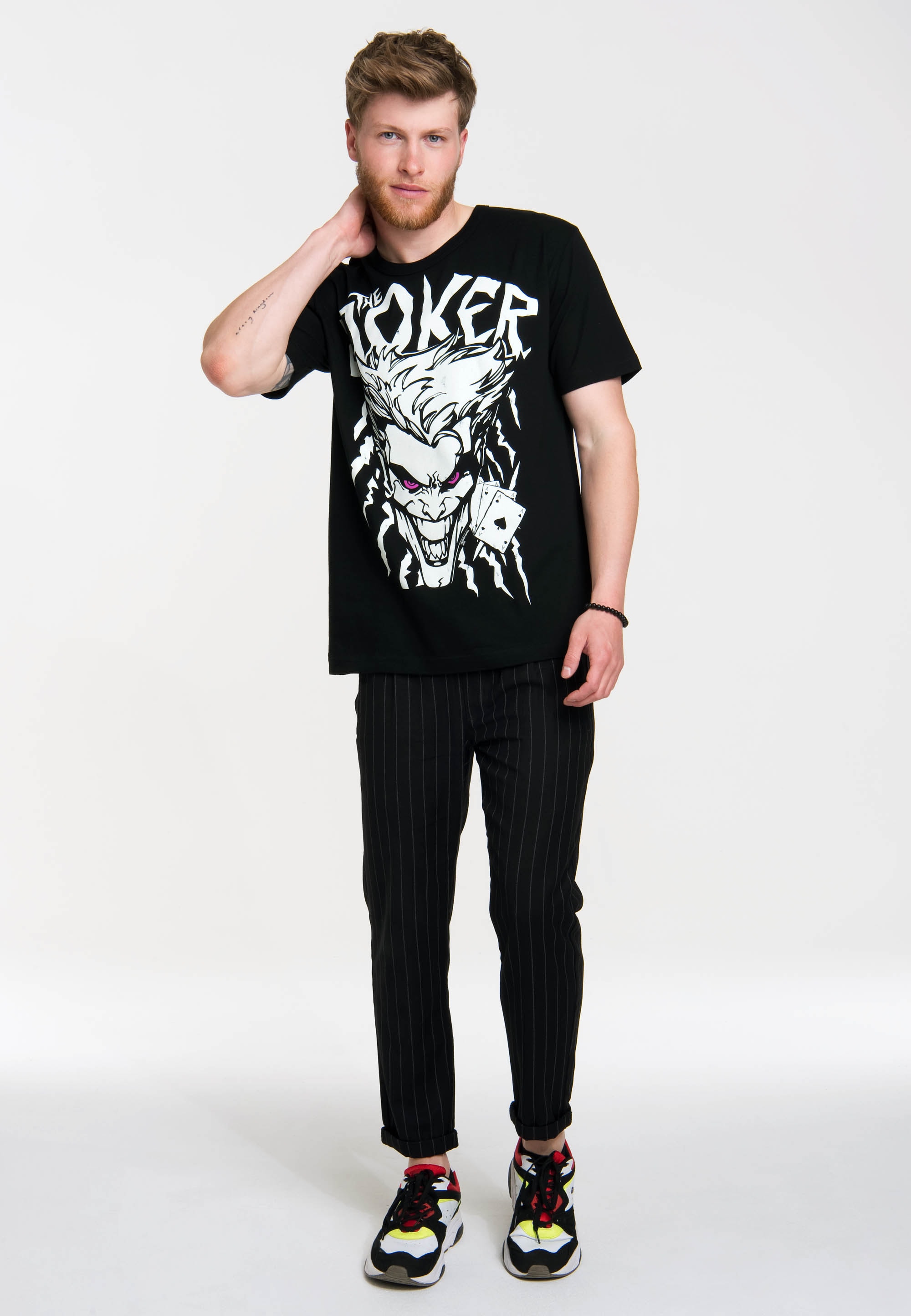 LOGOSHIRT T-Shirt "The Joker - DC Batman", mit coolem Frontprint günstig online kaufen