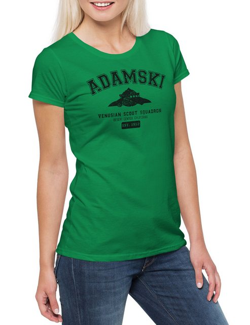 Urban Backwoods Print-Shirt Adamski Venusian Scout Squadron Damen T-Shirt G günstig online kaufen