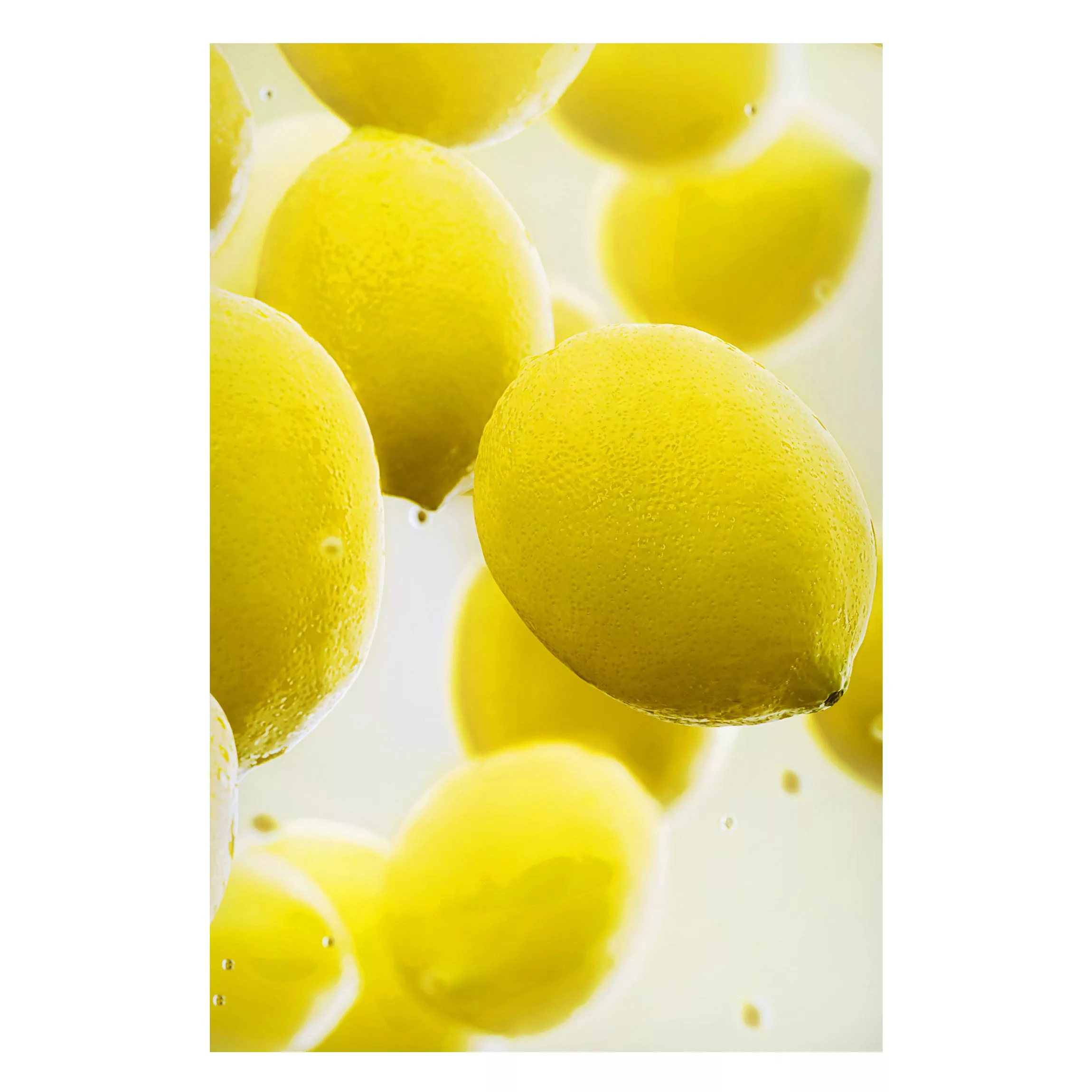 Magnettafel Küche - Hochformat 2:3 Zitronen im Wasser günstig online kaufen