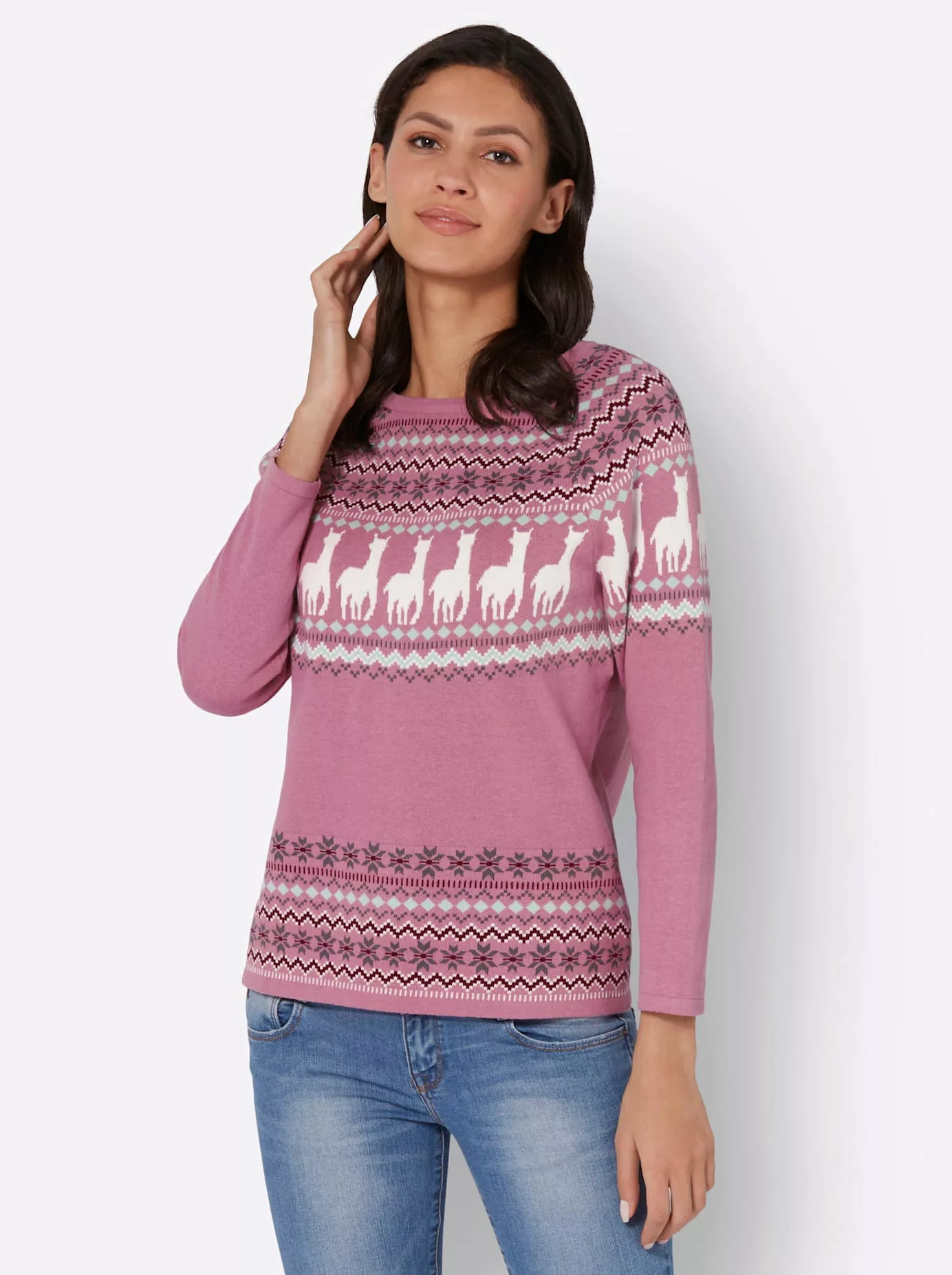 Classic Basics Norwegerpullover "Jacquard-Pullover" günstig online kaufen