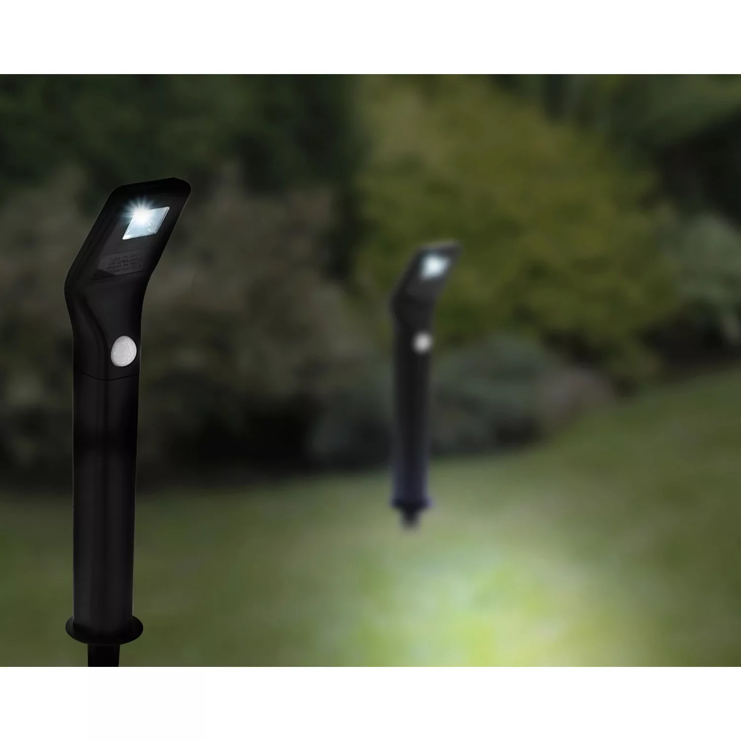 Eglo LED-Solarleuchte Schwarz 2er Set 0,5 W günstig online kaufen