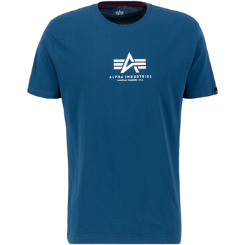 Alpha Industries  T-Shirts & Poloshirts Basic T-Shirt ML - naval blue günstig online kaufen
