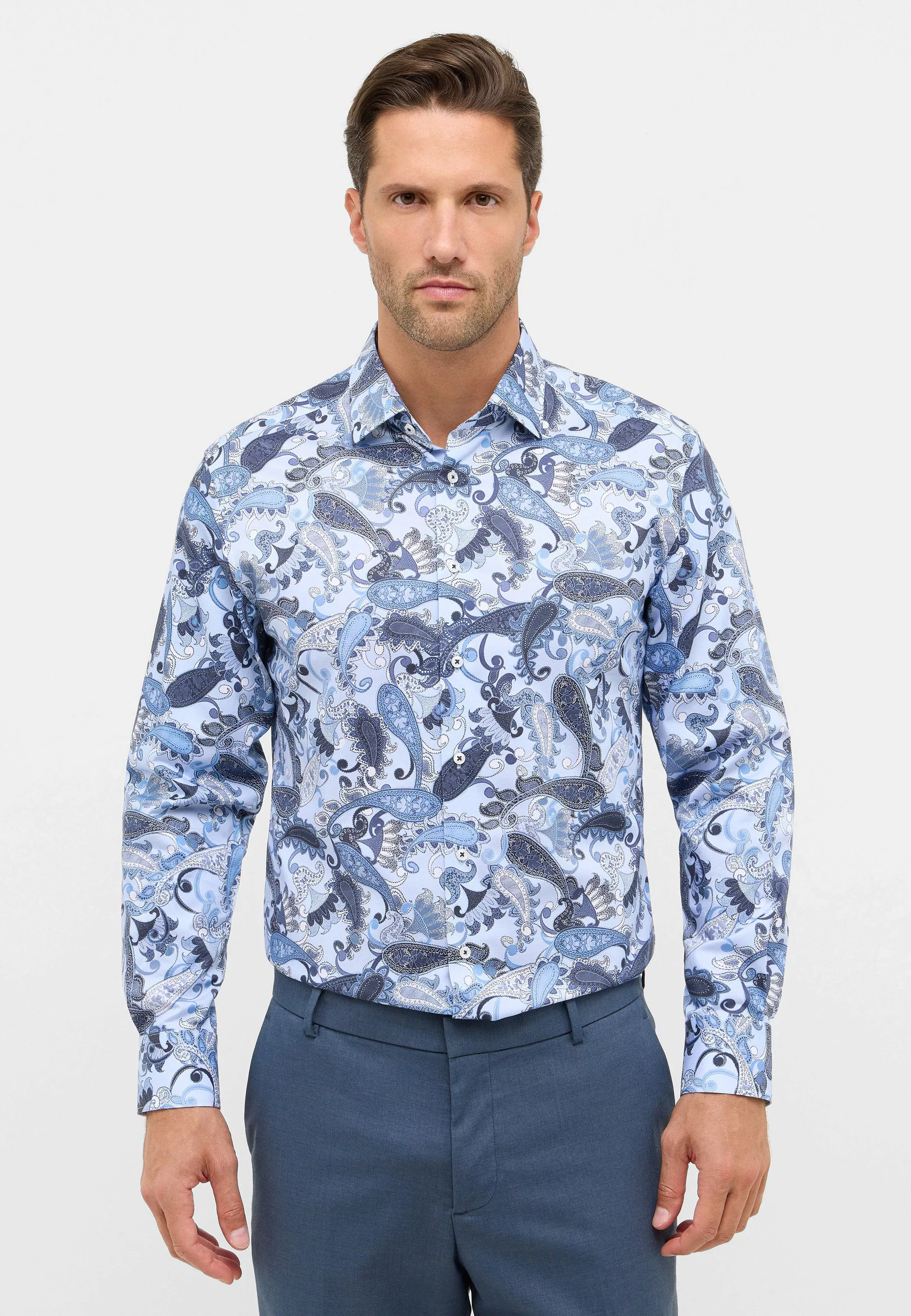 Eterna Langarmhemd "MODERN FIT", NON IRON (bügelfrei) günstig online kaufen
