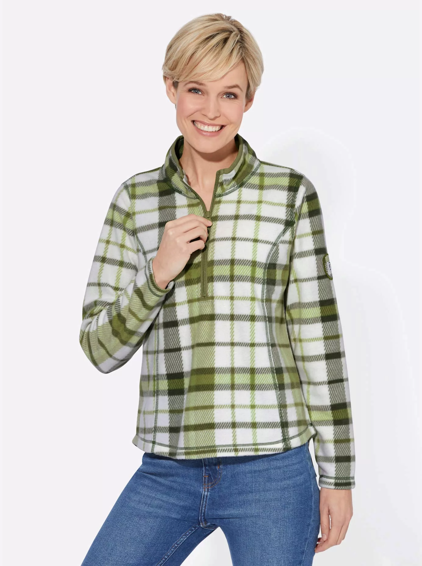 Casual Looks Fleeceshirt "Fleece-Shirt", (1 tlg.) günstig online kaufen