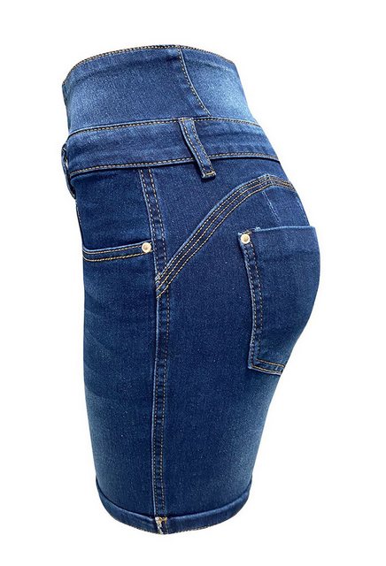 CHENIN Jeansshorts Damen-jeansshorts mit hohem bund und hohem bund Schlankm günstig online kaufen