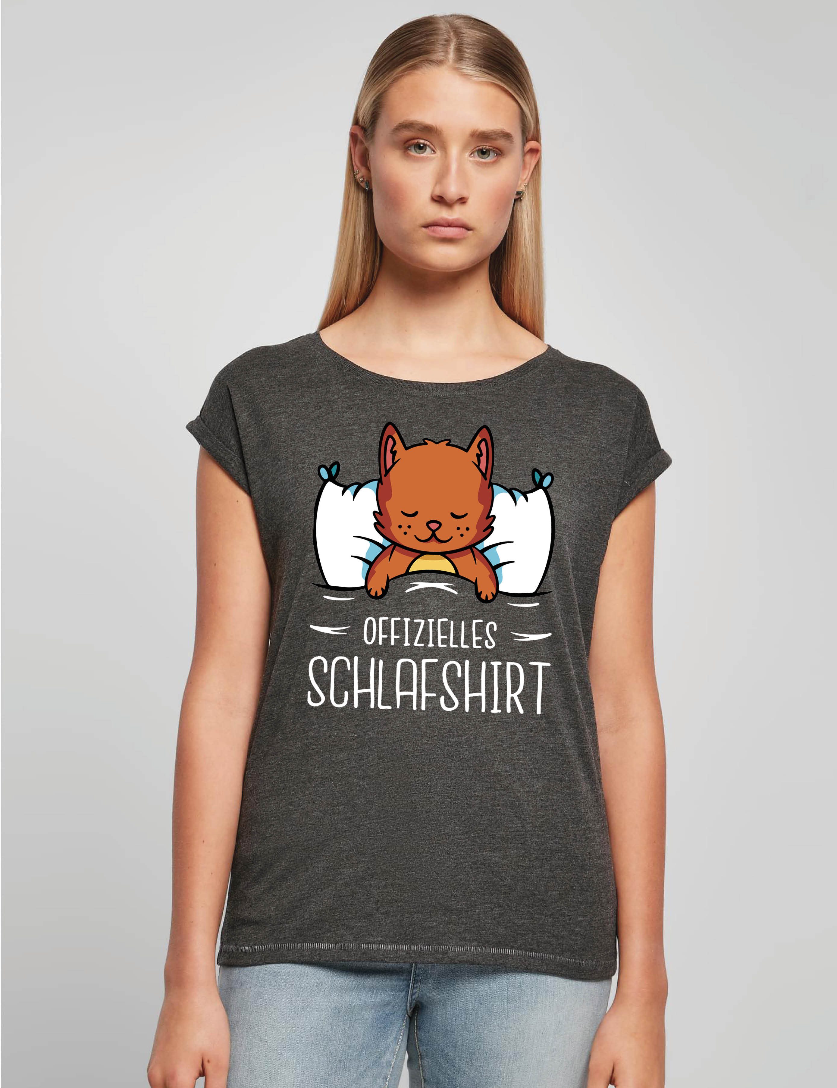 Youth Designz Print-Shirt "Katze Schlafshirt" Damen günstig online kaufen
