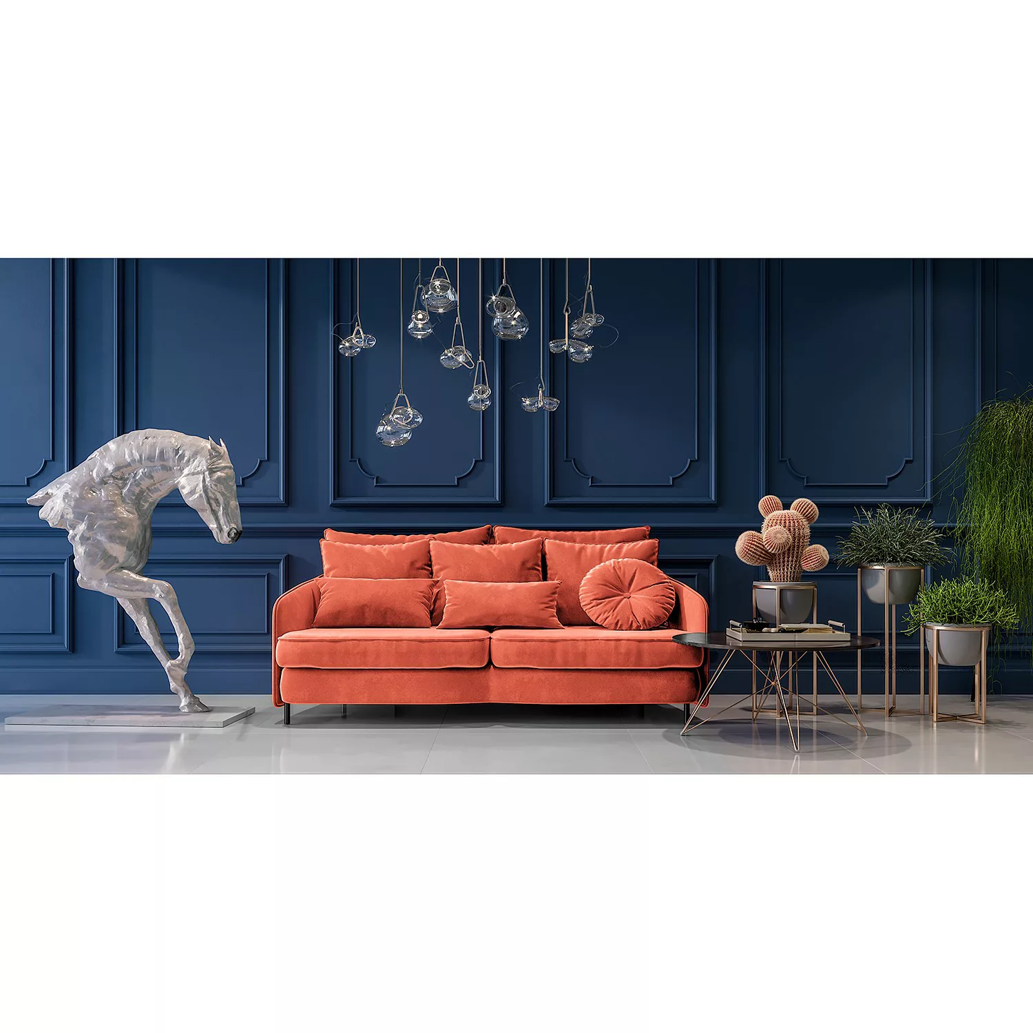 home24 Sofa Fosse I (3-Sitzer) günstig online kaufen