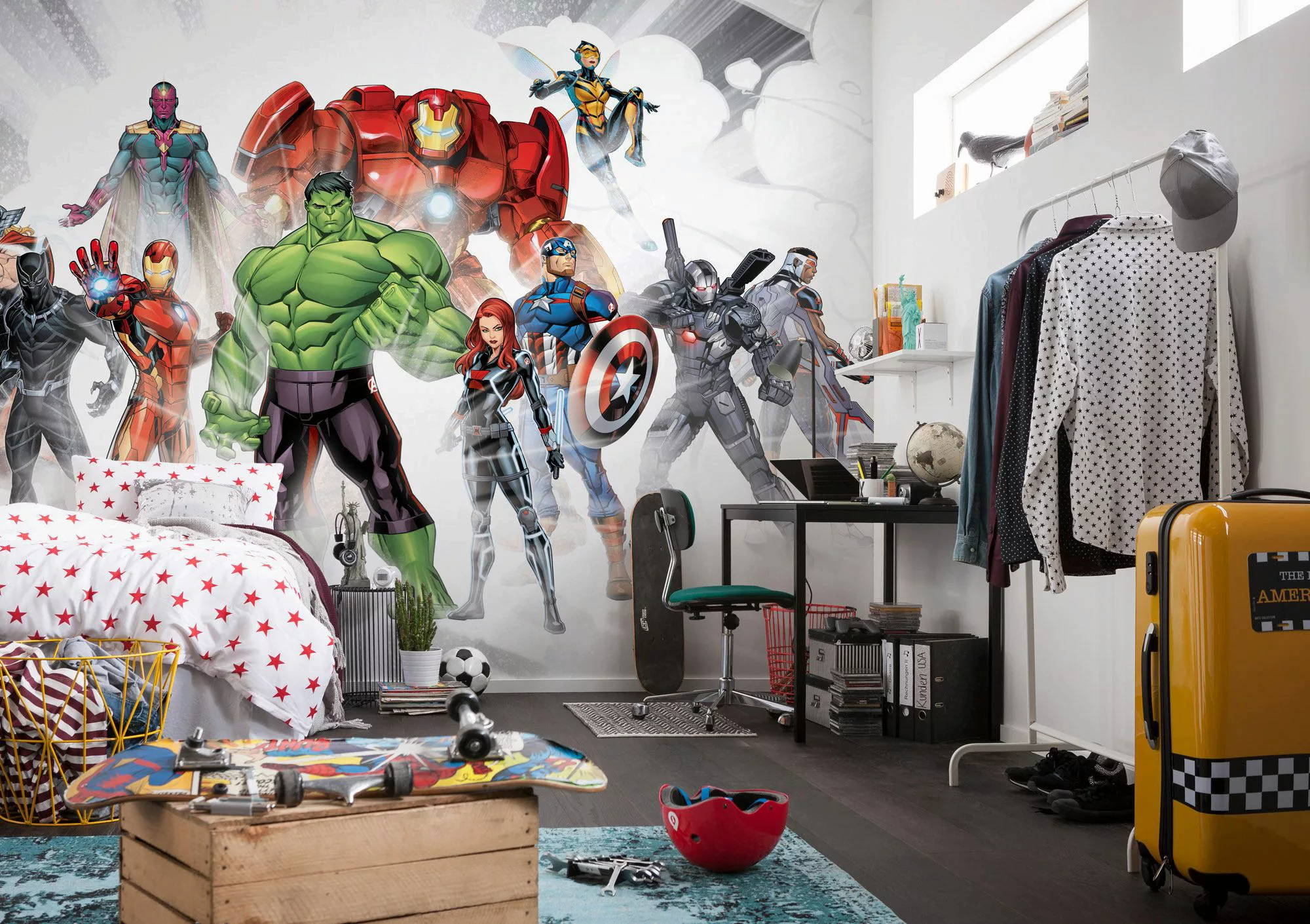 Komar Vliestapete »Avengers Unite«, 500x280 cm (Breite x Höhe) günstig online kaufen