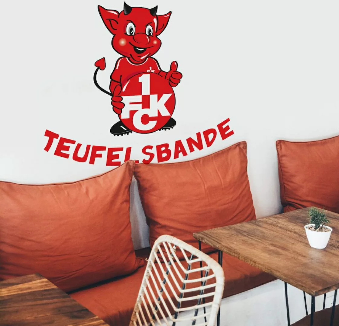 Wall-Art Wandtattoo "1.FC Kaiserslautern Teufelsbande", (1 St.), selbstkleb günstig online kaufen