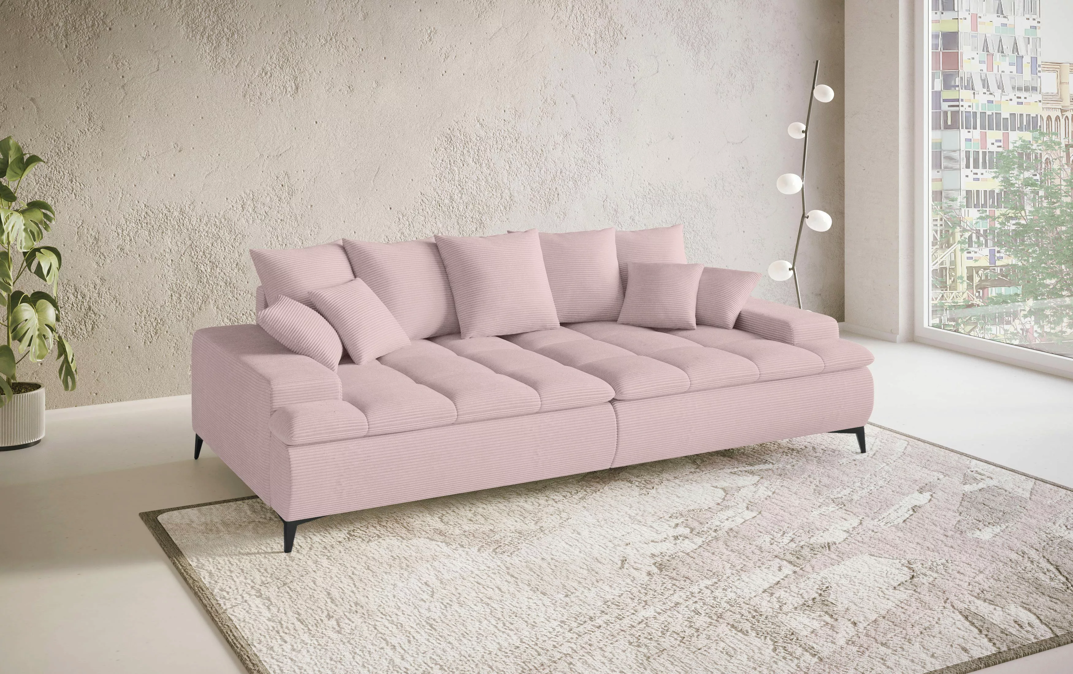 Mr. Couch Big-Sofa "Haiti III", Mit Kaltschaum, bis 140 kg belastbar günstig online kaufen