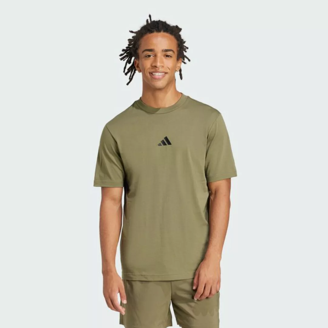 adidas Sportswear Poloshirt ESSENTIALS SMALL LOGO SINGLE JERSEY T-SHIRT günstig online kaufen