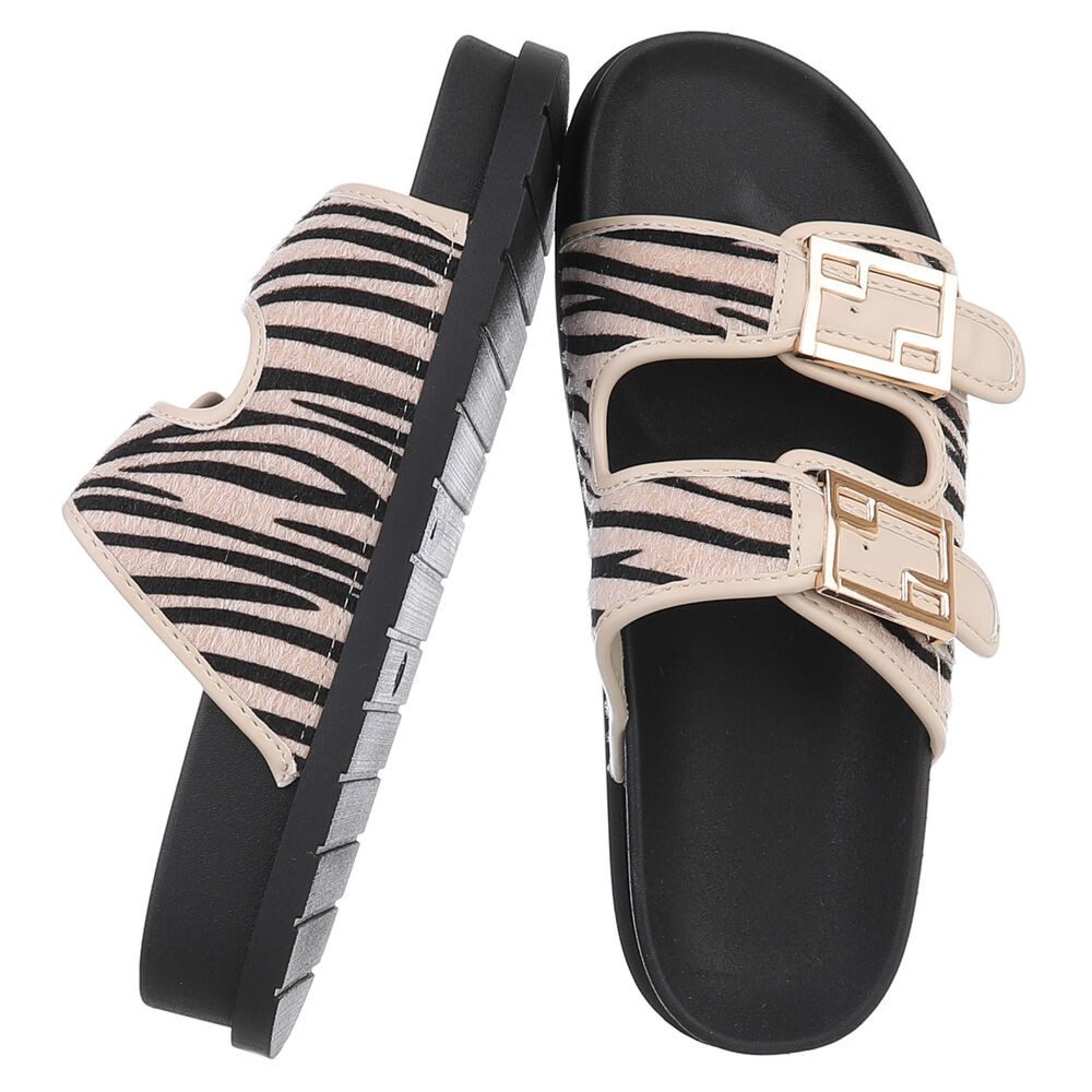 Ital-Design Bequeme Damen-Sandalen mit Schnallen in günstig online kaufen
