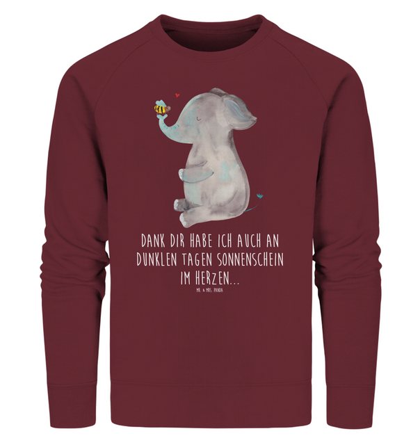 Mr. & Mrs. Panda Longpullover Größe L Elefant Biene - Burgundy - Geschenk, günstig online kaufen