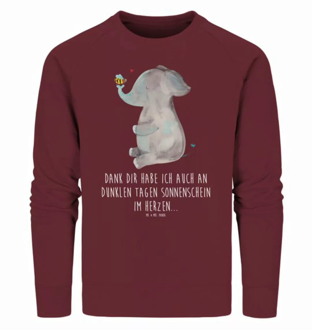 Mr. & Mrs. Panda Longpullover Größe XS Elefant Biene - Burgundy - Geschenk, günstig online kaufen