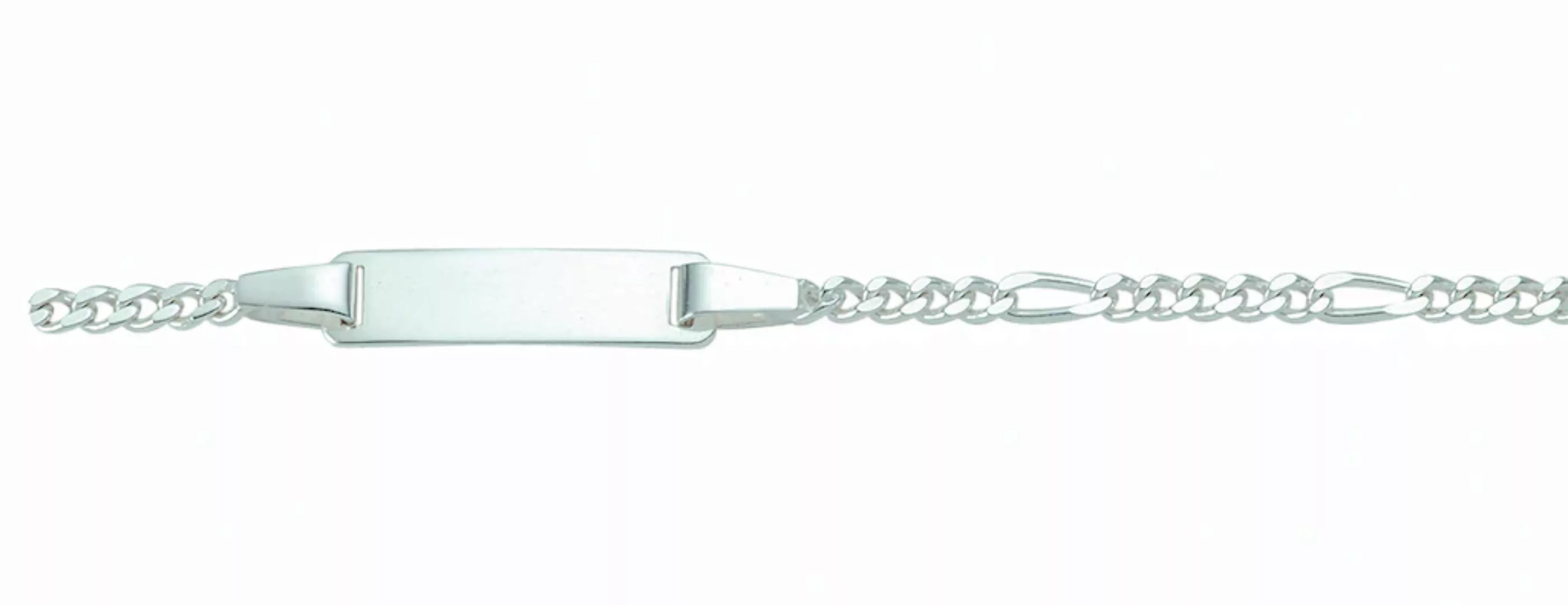 Adelia´s Silberarmband "925 Silber Figaro Armband 14 cm Ø 2,4 mm", Silbersc günstig online kaufen