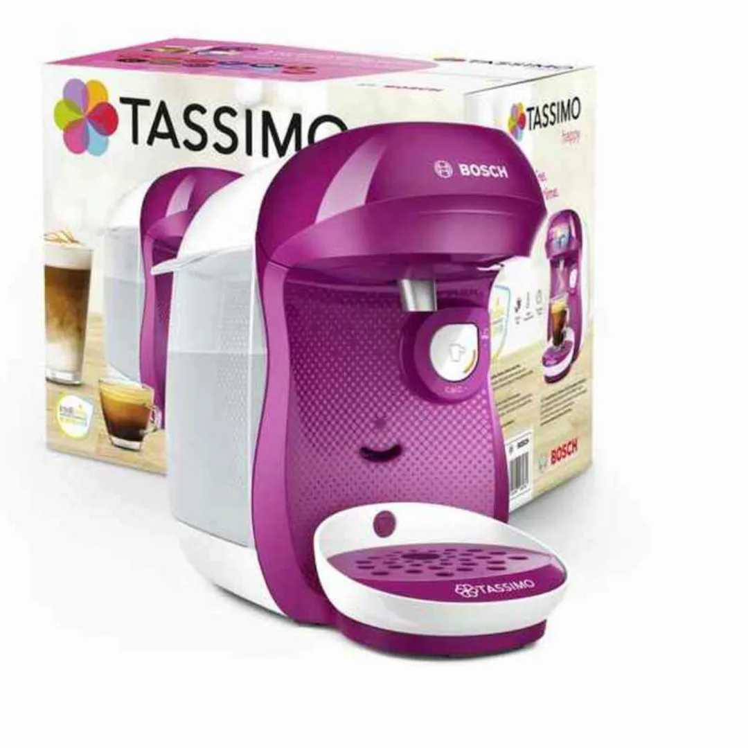 Kapsel-kaffeemaschine Bosch Tas1001 Weiß/rosa günstig online kaufen