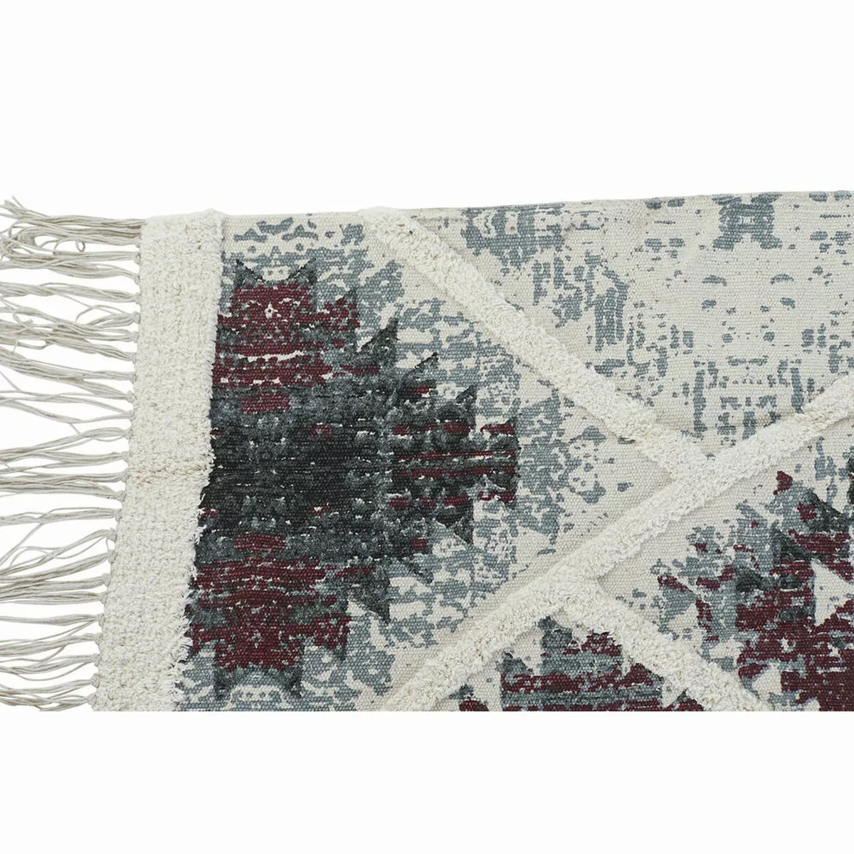 Teppich Dkd Home Decor Weiß Rot Baumwolle (200 X 290 X 1 Cm) günstig online kaufen