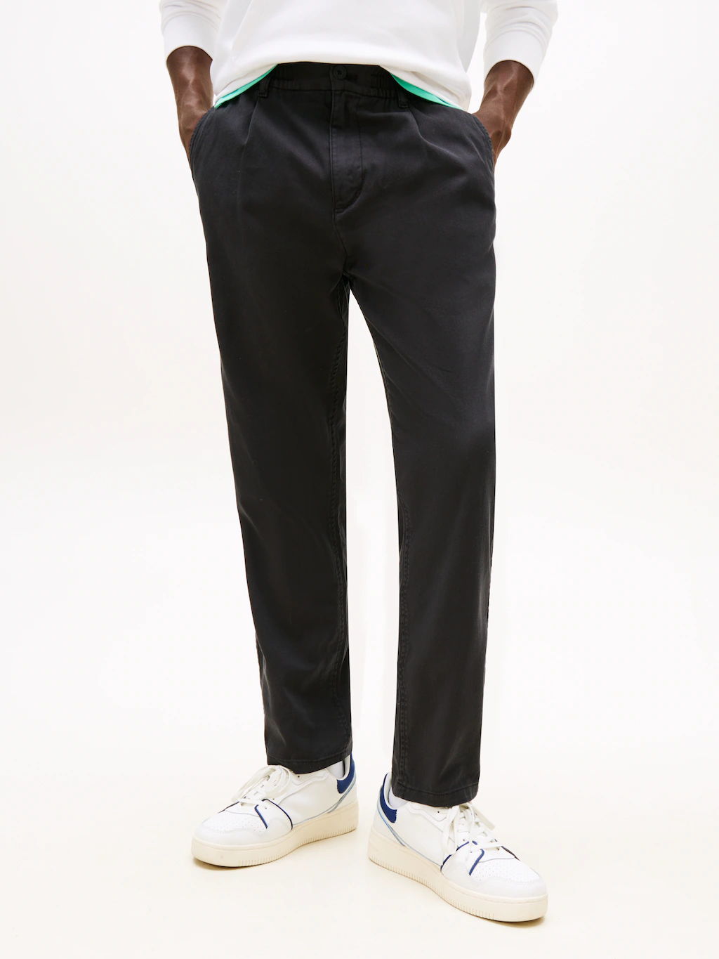 Tommy Jeans Stoffhose "TJM ISAAC LIGHT COTTON PANTS", Mit Gürtelschlaufen günstig online kaufen