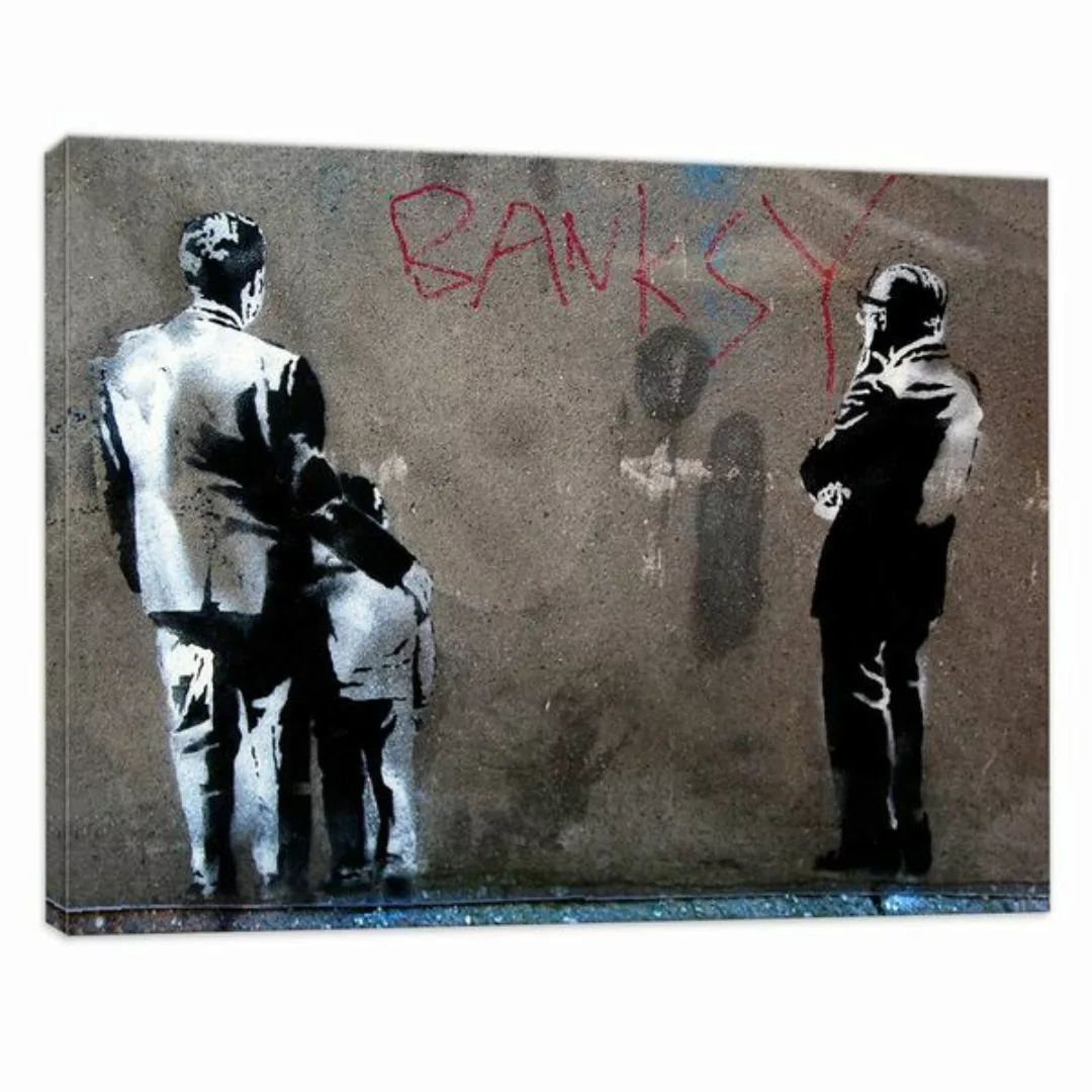 Wandbild Banksy Graffiti Bilder Wohnzimmer günstig online kaufen
