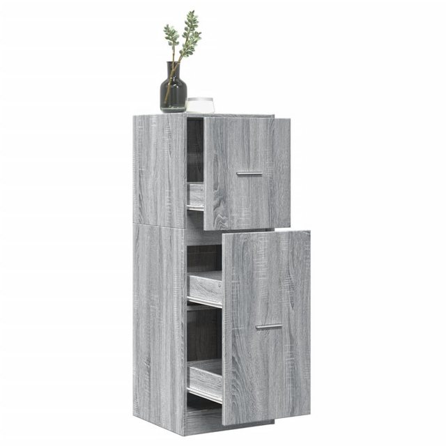 vidaXL Unterschrank Küchenschrank Apothekerschrank Grau Sonoma 40x41x118 cm günstig online kaufen