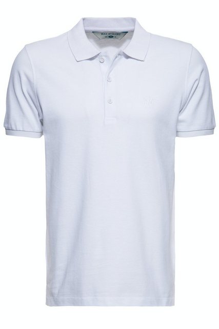 Way of Glory Poloshirt aus hochwertigem Pikee günstig online kaufen