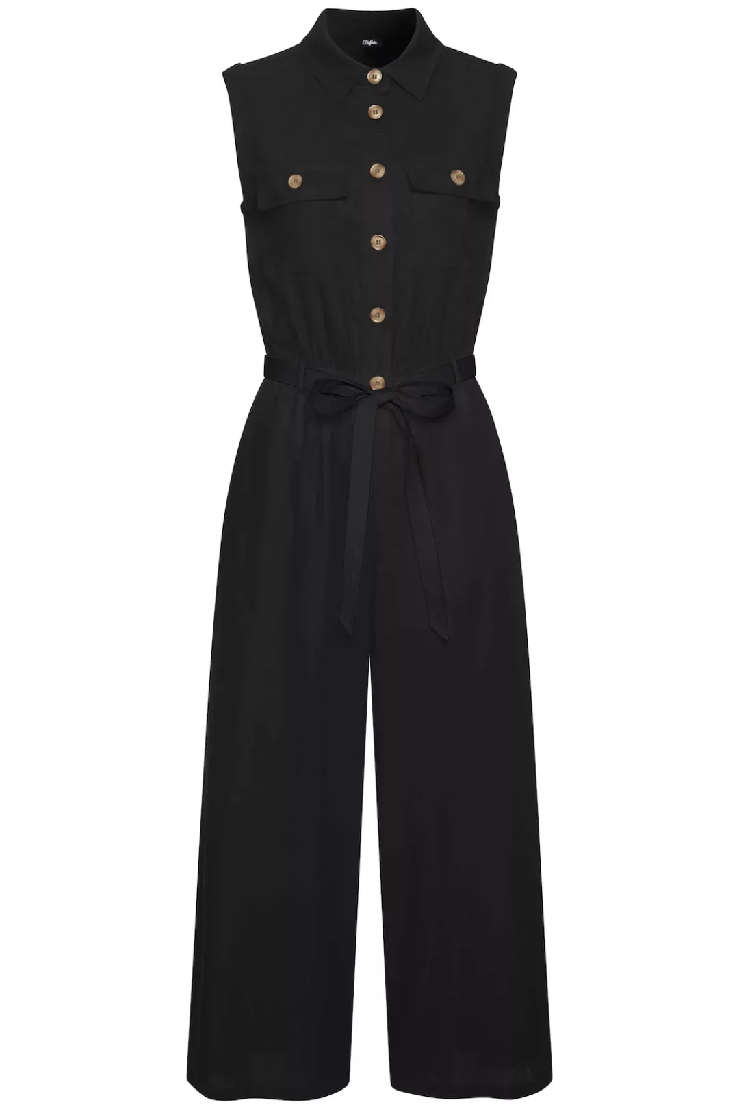 Buffalo Overall, (mit Bindegürtel), aus Leinenmix, sommerlicher Jumpsuit mi günstig online kaufen