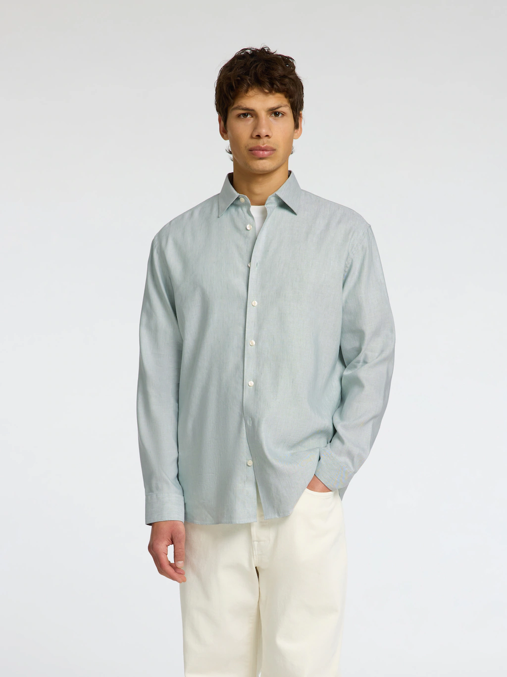 SELECTED HOMME Langarmhemd "SLHREG-LEO LIGHT SHIRT LS NOOS" günstig online kaufen