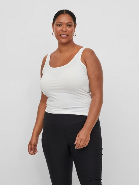 Vila Shirttop Langes Tank Top Plus Size Übergrößen Ärmelloses Basic VIJENNI günstig online kaufen