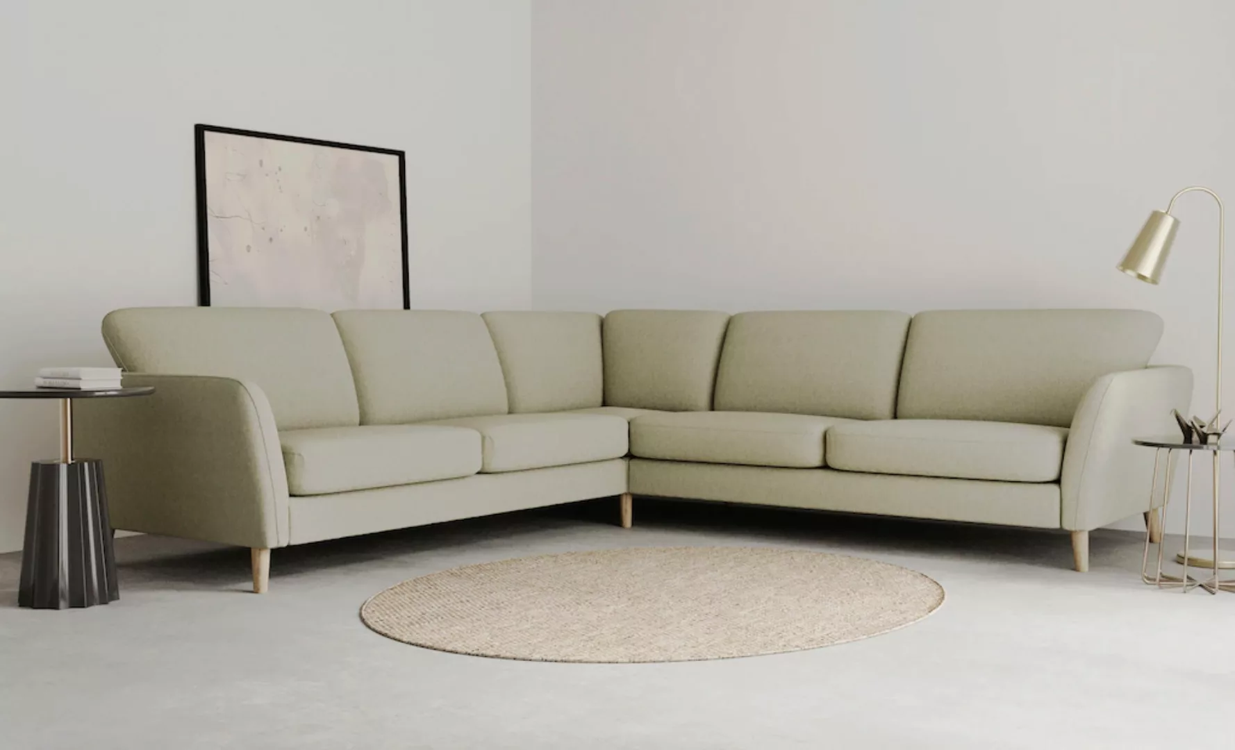 Home affaire Ecksofa "MARSEILLE 278/278 cm, L-Form,", gleichschenklig, aus günstig online kaufen