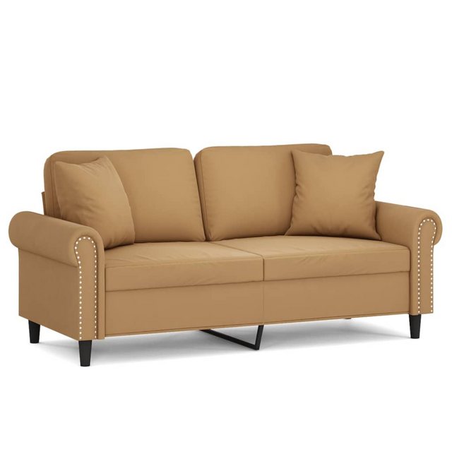 vidaXL Sofa Sofa mit Zierkissen Samt, 140 cm, 2-Sitzer günstig online kaufen