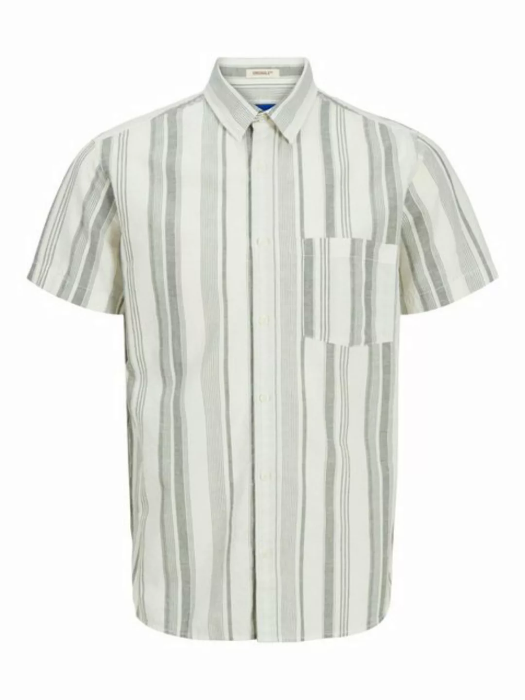 Jack & Jones Blusenshirt JORLINEN BLEND STRIPE SHIRT SS LN S günstig online kaufen