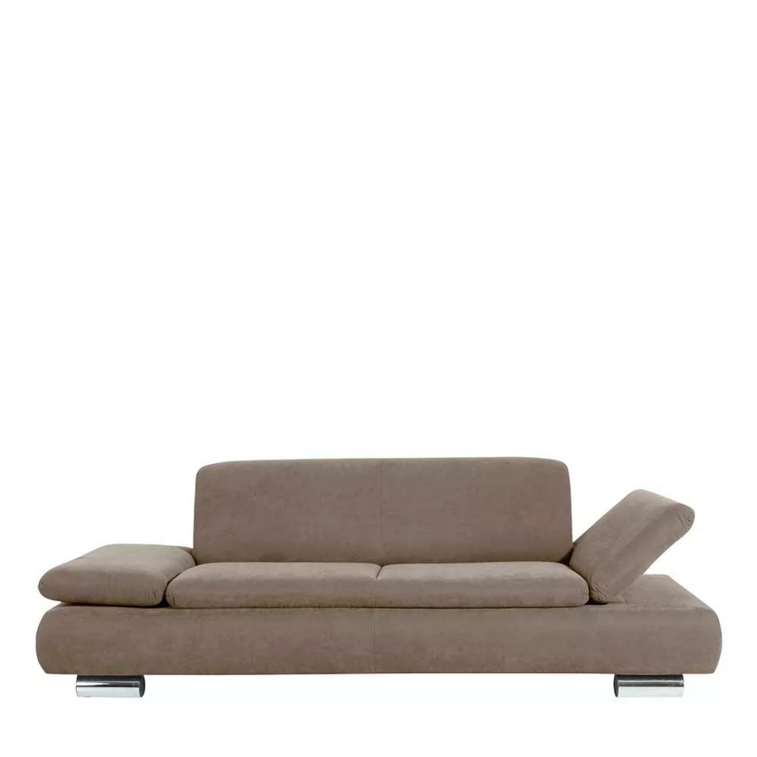 Sofa mit Untergestell aus Metall Beigegrau günstig online kaufen