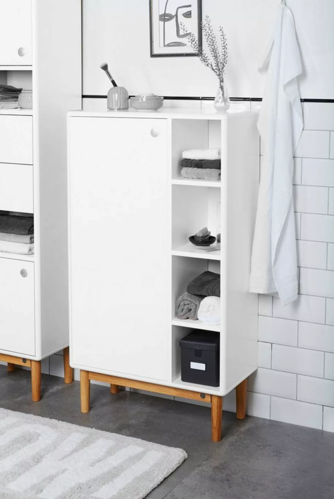 TOM TAILOR HOME Midischrank COLOR BATH Large Cabinet - white - 118 x 65,5 x günstig online kaufen