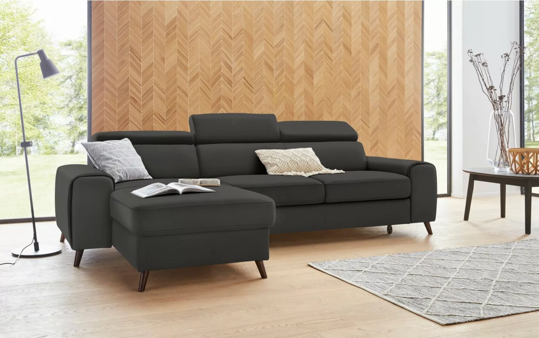 exxpo - sofa fashion Ecksofa Forza, inklusive Kopf- bzw. Rückenverstellung, günstig online kaufen