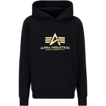 Alpha Industries  Sweatshirt Basic Hoodie Carbon - black/gold günstig online kaufen