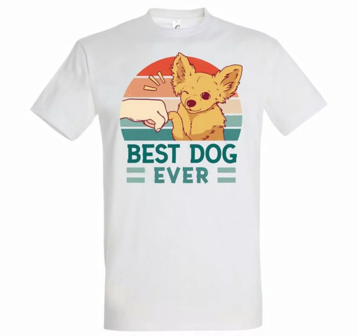 Youth Designz T-Shirt Best Dog Ever Herren T-Shirt mit Trendigem Frontdruck günstig online kaufen