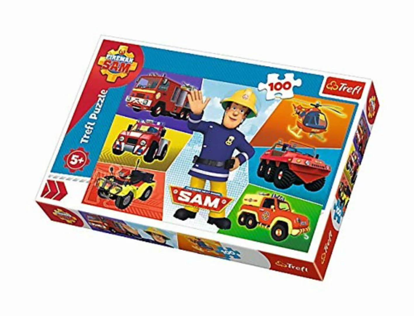 Puzzle Feuerwehrmann Sam Fahrzeuge - 100 Teile günstig online kaufen