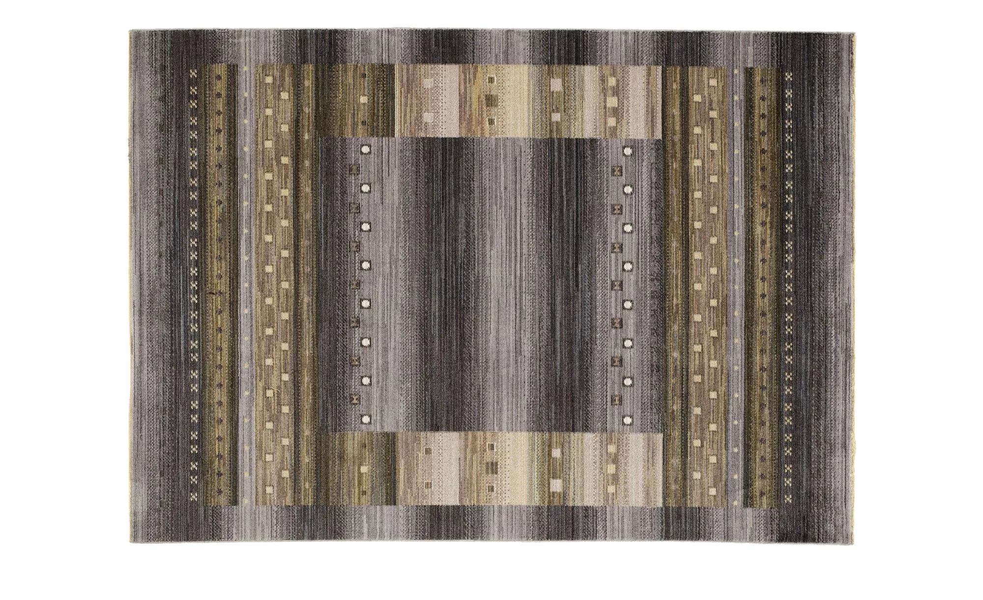 Kurzflorteppich - grau - Synthethische Fasern - 120 cm - Teppiche > Wohntep günstig online kaufen
