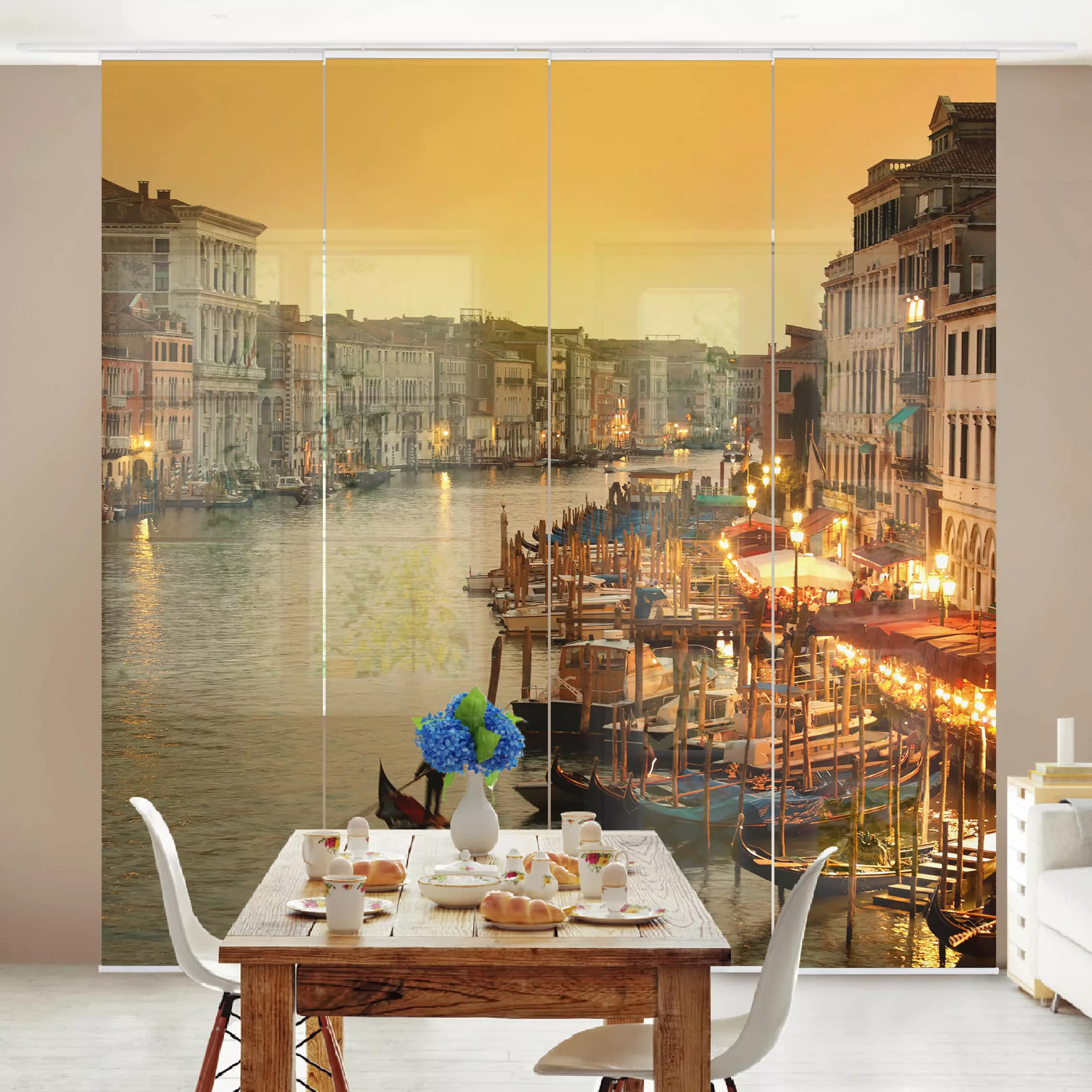 Schiebegardinen Set Architektur & Skyline Großer Kanal von Venedig günstig online kaufen
