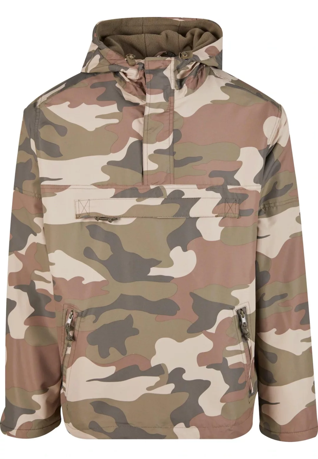 Brandit Anorak "Brandit Herren Fleece Pull Over Windbreaker", (1 St.), mit günstig online kaufen