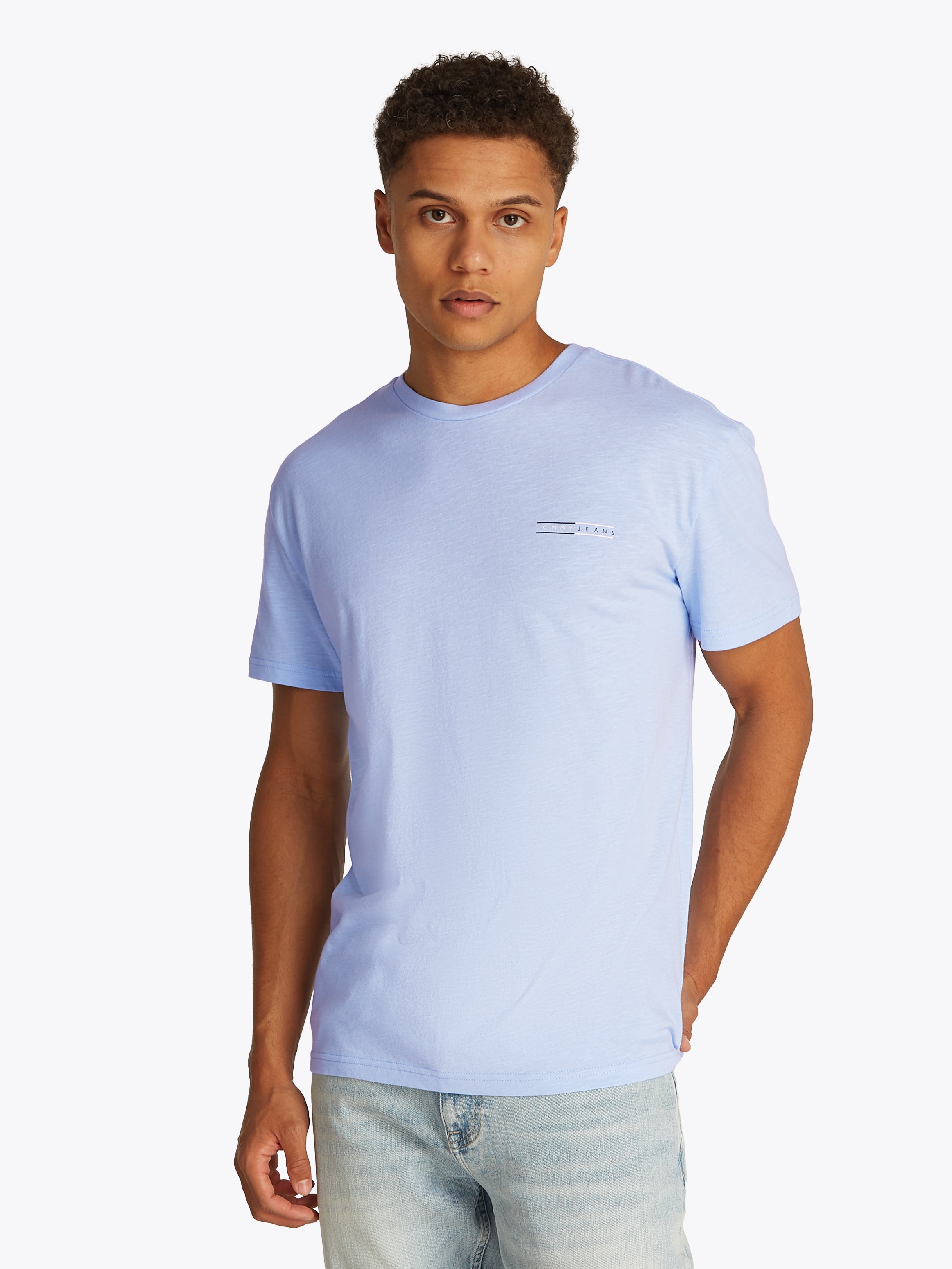 Tommy Jeans Kurzarmshirt "TJM REG GRAPHIC SLUB TEE EXT", Mit Rundhalsaussch günstig online kaufen