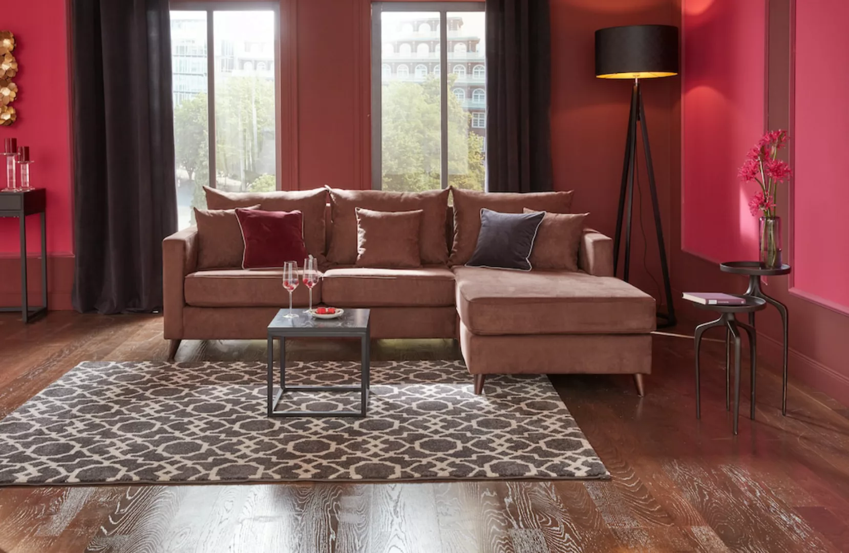 Guido Maria Kretschmer Home&Living Ecksofa "Renesse L-Form", lose Kissen, K günstig online kaufen