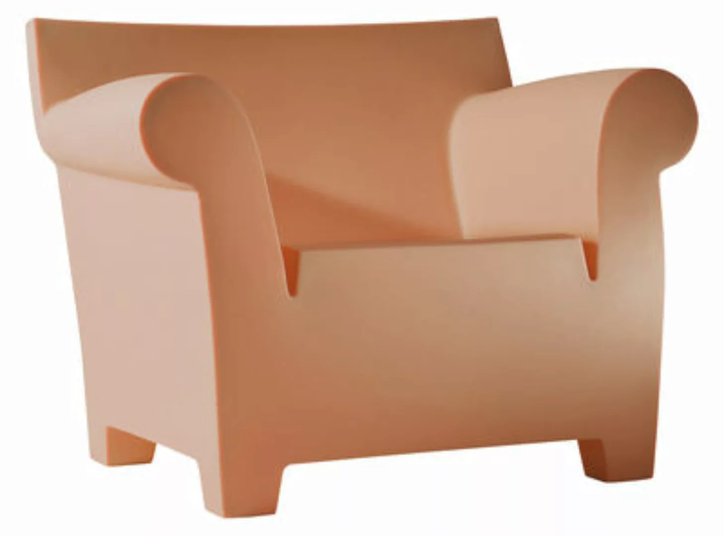 Sessel Bubble Club plastikmaterial orange - Kartell - Orange günstig online kaufen